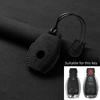Leather 2 3 Buttons Car Key Case Cover Fob For Mercedes Benz A B C E Class GLS GLA GLK GLC CLS CLA W204 W205 W212 W463 W176