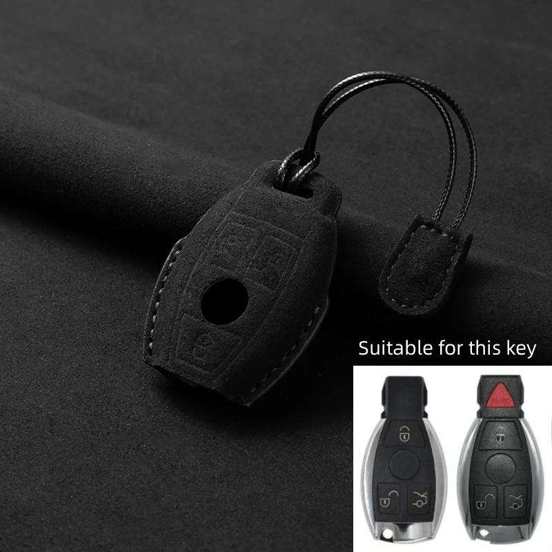 

Leather Car Samrt Key Fob Case Cover For Mercedes Benz A B C E S G Class W204 W205 W212 W213 W176 W177 GLC CLA AMG Accessories