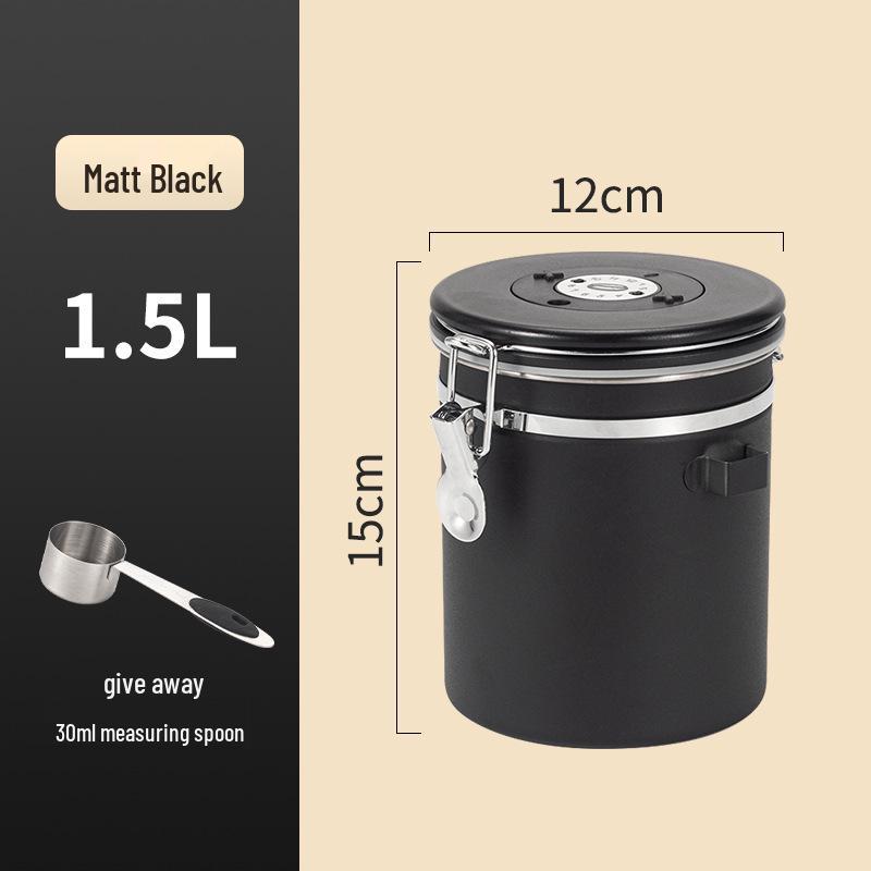 304 Edelstahl Luftdichter Kaffee- und Getreidevorratsbehälter