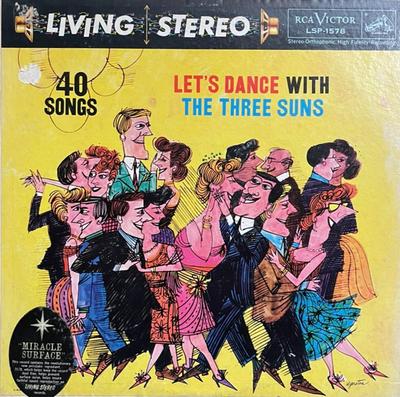 LP Schallplatte THREE SUNS - Let's Dance With The Three Suns LSP1578 RCA Victor 1958 US Jazz Gebraucht