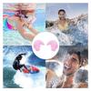 1 Pair Swimming Ear Plugs Soft Silica Gel Waterproof DustProof Water Sports Swim Earplugs(Pink in Bulk )