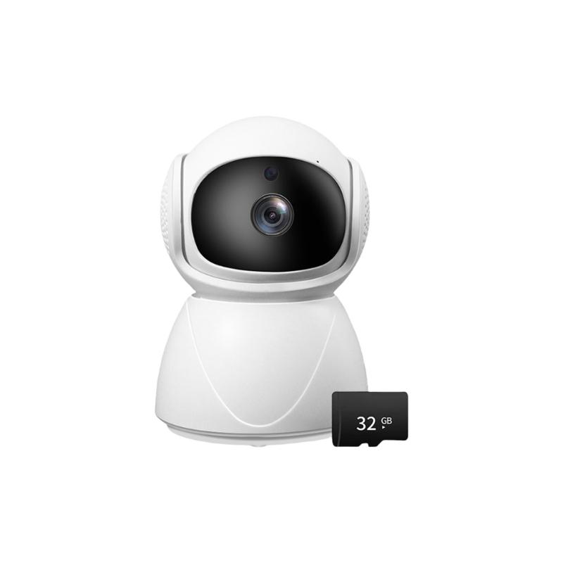 Full Coverage Home Surveillances Camera High-Definition Resolution Mobile App Control Durable ABS Design Indoor Surveillances