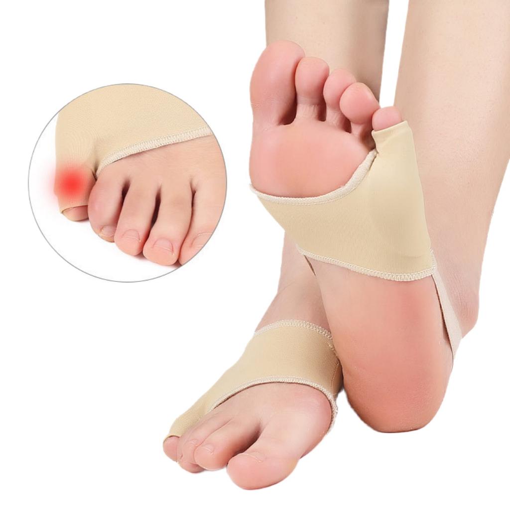 1Pair Adjustable Toe Separator Bunion Corrector Hallux Valgus Foot Protector for Little Toe Pain Relief