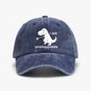 I Am Unstoppabie dinosaur Retro Outdoor Washed denim baseball cap Sun Protection Casual and Versatile Hat