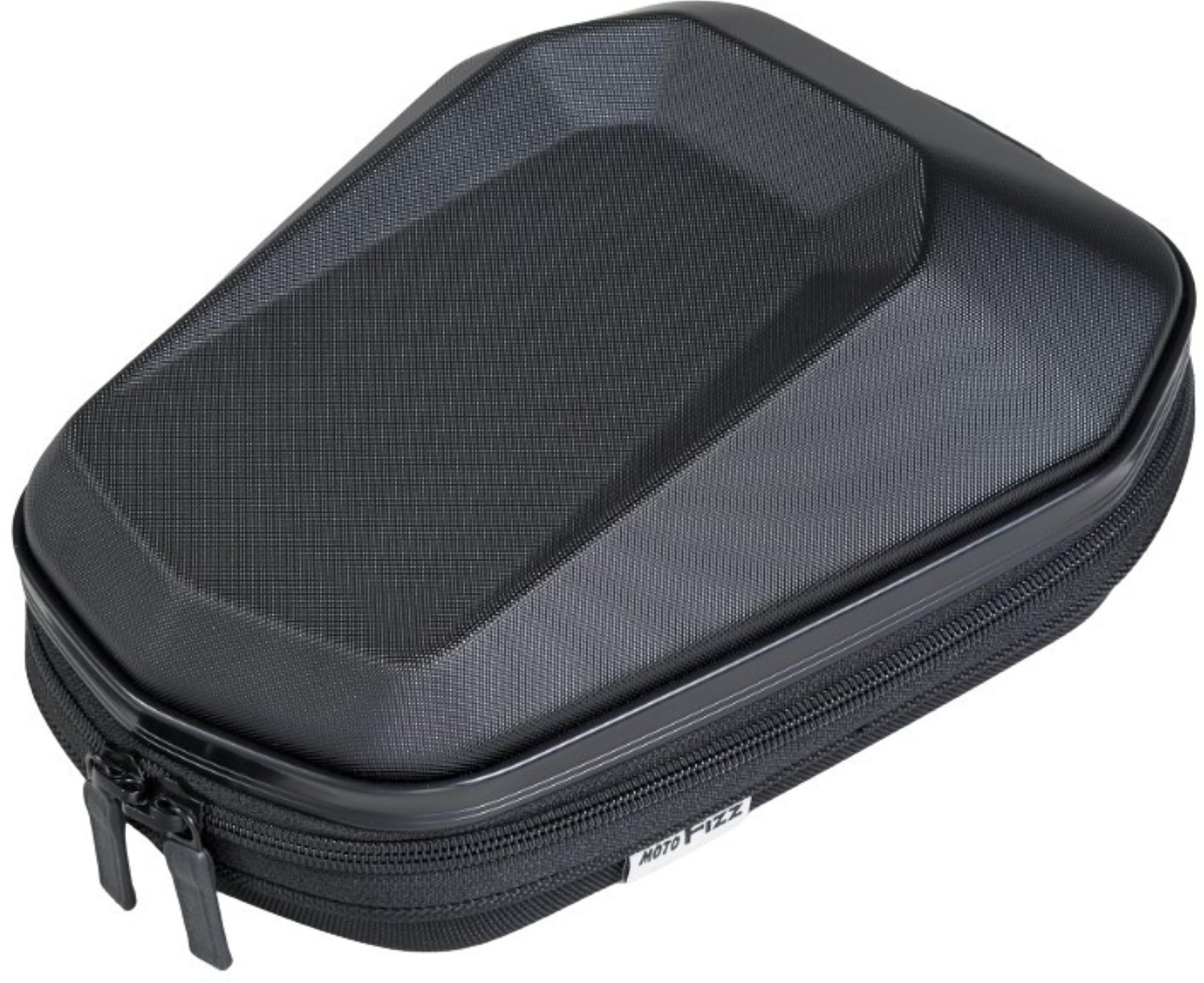 TANAX MotoFizz Motorcycle Seat Bag, Shell Seat Bag S, Embossed Black, 3.5L, Small Type, MFK-1006