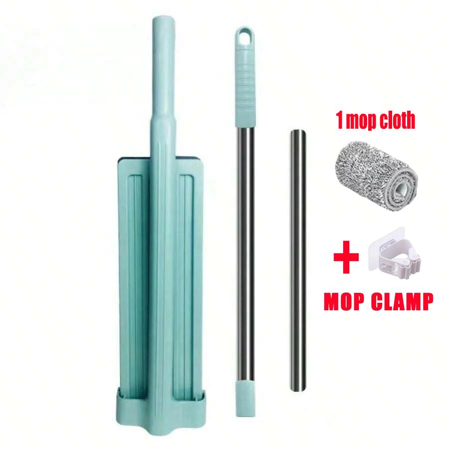 Mop Wet and Dry Dual-purpose Lazy Hands-free Flat Mop Household Dry Rotating Mop Tile Floor No Dead Corner Gap Cleaning Mop