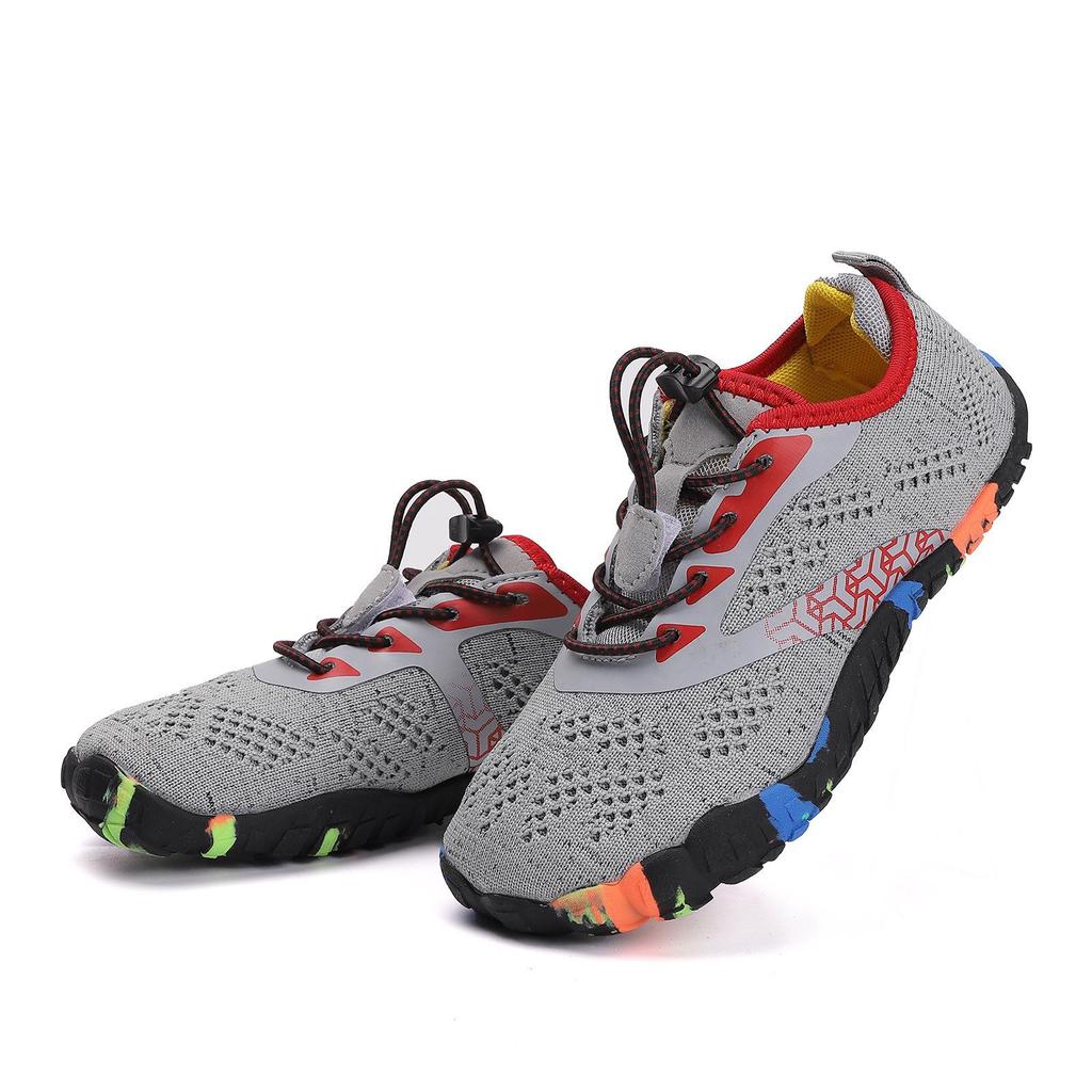 Yaz Çocukları için Plaj ve Kanyon Yürüyüşü için Flyknit Düşük Üst Su ve Koşu Ayakkabıları