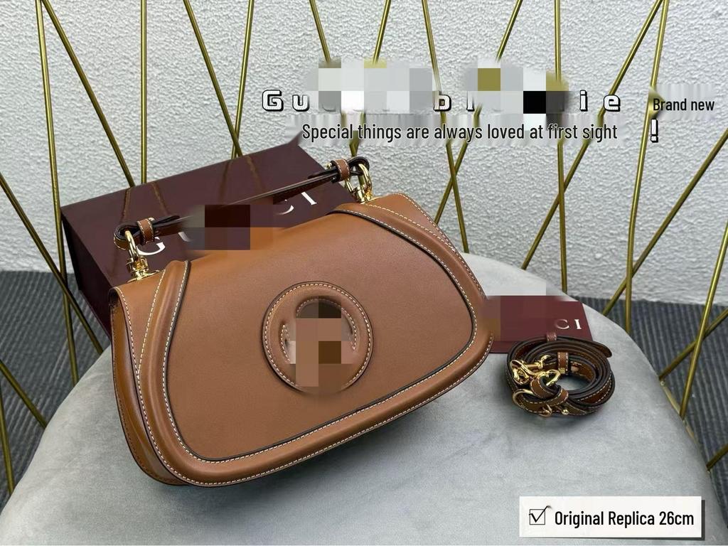 Modische G-Familie Damen-Schulterhandtasche aus Rindsleder - Trendiger Zhu Zhu Stil