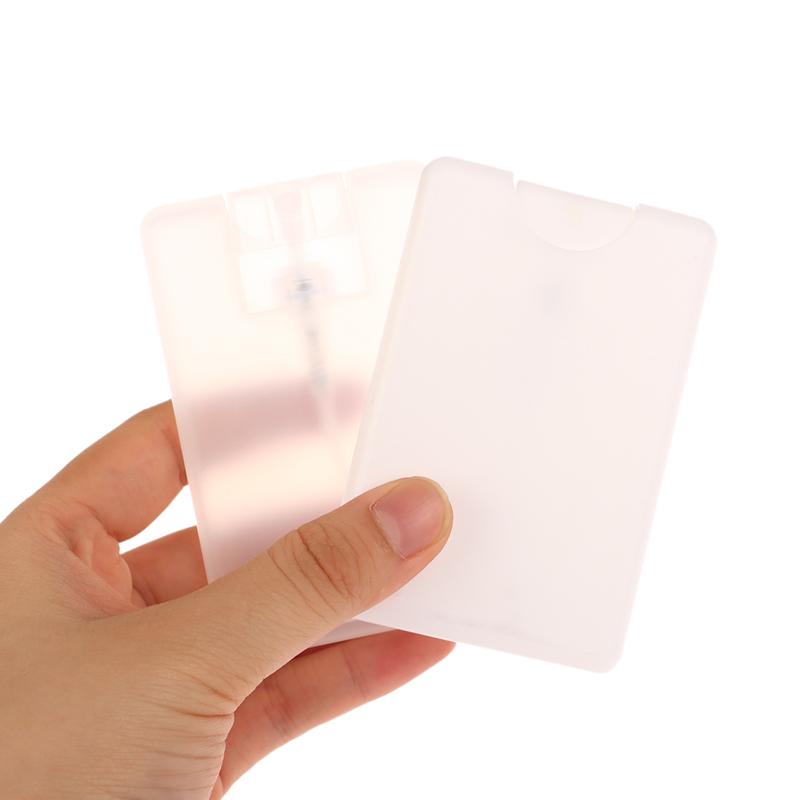 20Ml Refillable Perfume Spray Bottle Portable Card Spray Bottle Hand Sanitizer Alcohol Snap Bottles Travel Sub-Packing Bottles