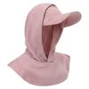 Integrated Neck-protecting Sun Hat Wide Brim Summer Turban Hat  Outdoor, Cycling