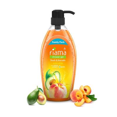 Fiama Tusfürdő Őszibarack és Avokádó 900ml Családi Kiszerelés Puha Hidratáló Bőrre Nőknek és Férfiaknak