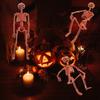 Funny Halloween Pumpkin Skeleton Lifelike Halloween Movable Skeleton Human Skeleton  Bar Home Decor