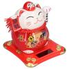 6in Fortune Cat Ceramic Waving Lucky Cat Ornament Home Decoration for Bedroom Car OfficeType 1