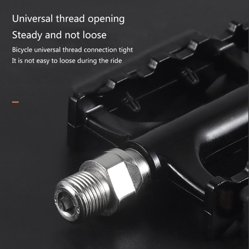 Versatile Bike Pedals Sturdy Aluminum Alloy Bike Pedals Quicker & Easy Installations Bike Pedals Lightweight & Compact