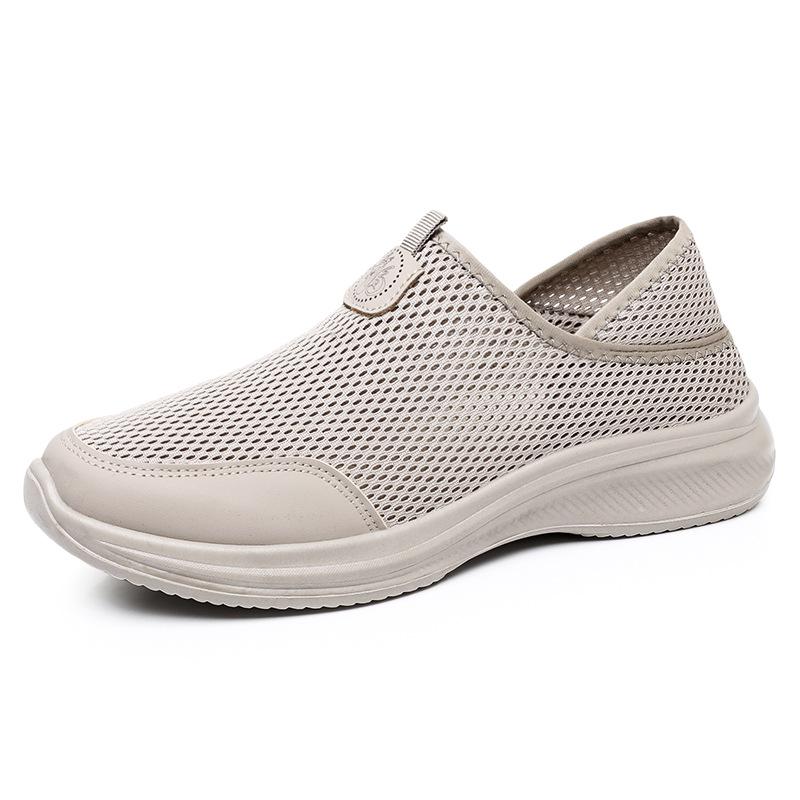 Women's Summer Flyknit Mesh Slip-On Shoes - Mosquito Repellent, Breathable, Comfortable, Versatile Casual Footwear
