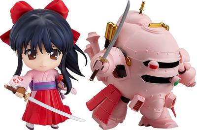 Sakura Wars Nendoroid Sakura Shinguji Kobu Set Painted Movable & (Non-scale ABS&PVC Figure)