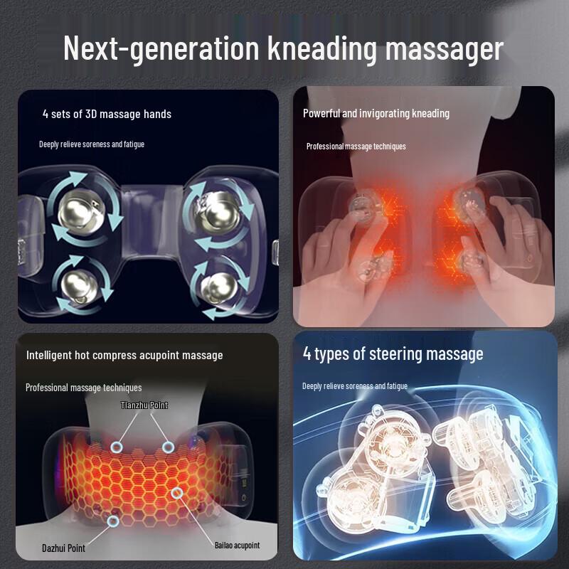 HEZHENG HZ-INECK-3 Neck & Shoulder Kneading Massager