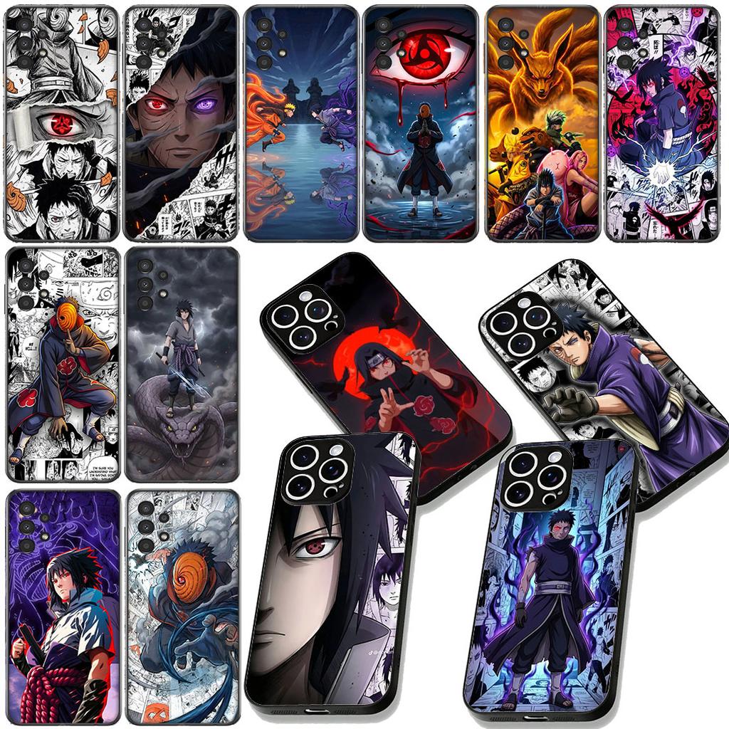 Sasuke Naruto Obito Uchiha Tobi Phone Case for Xiaomi Redmi Note 12 11 10 A3 Pro 10A 10C 12C Note12 5G Protective Cover