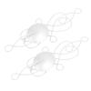 2 Sets Iron Wall Candle Sconce Holder Foldable Deformation Resistance Innovative Wall Candle Holder