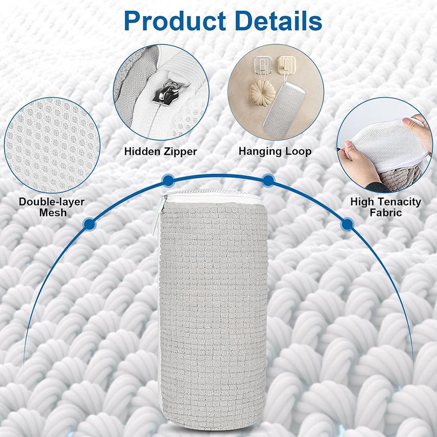 Durable Shoe Wash Bag Convenient Shoe Washing Bag with Strong Zippers Ideal Shoe Laundry Bag for Home Use Shoe Laundry Bag