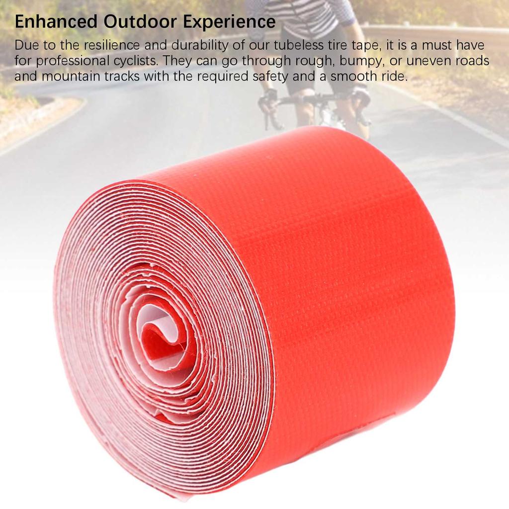 2pcs Cycling Rim Strips 78.74in Long Cycle Rim Tape Tubeless High Pressure Wheel Liner for Mountain 