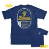 De Savannah Bananas T-shirt blauw Katoen Maat S-5XL DO705 Unisex T-shirt