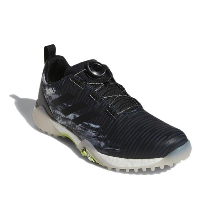 Adidas CodeChaos Boa Low Slip Resistant Durable Low Top Golf Shoes Men Golf Shoes Black Blue GZ3901