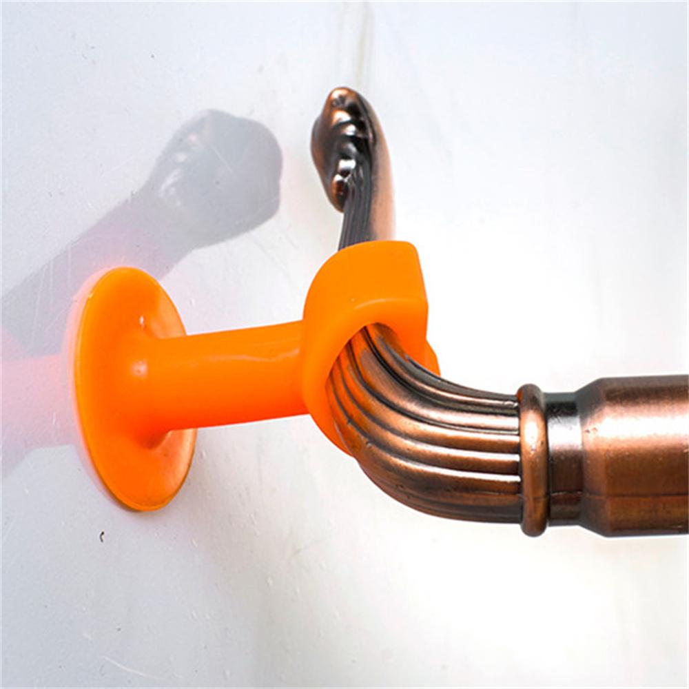 Silence Pad Silicone Material Silicone Door Stopper Wall Doorknob Bumper Noiseless For Safety