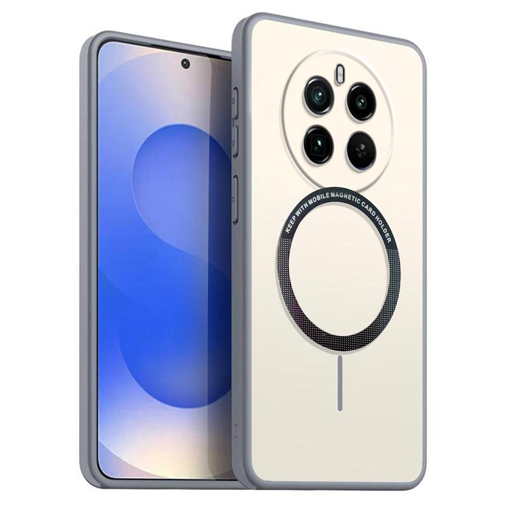Матовый Полупрозрачный Магнитный Чехол для телефона realme 12+ 5G, 12 Pro+ 5G, 12 Pro, 12 4G, Narzo 70 Pro 5G Мягкий ТПУ Чехол