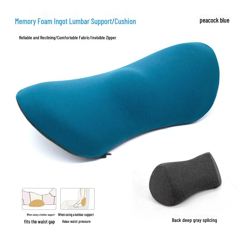 Memory Foam Autositz Lendenstützkissen - Atmungsaktive Rückenlehnenpolsterung für den Sommer