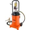 Grease Pump, 3 Gallon 12L, Air Operated Grease Pump with 13 Ft High Pressure Hose and Grease Gun, Pneumatic Grease Bucket Pump with Wheels, Portable
