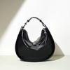 2025 New Niche Design Crescent Bag Fashionable Women's Shoulder Bag Commuting Simple High-end Oblique Span Women's Bag Bag