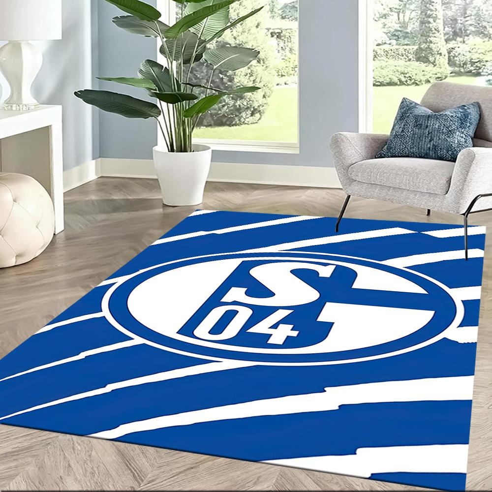 Fc Schalke2 Square rugs are a great choice for living rooms, bedrooms, home décor, and as gifts