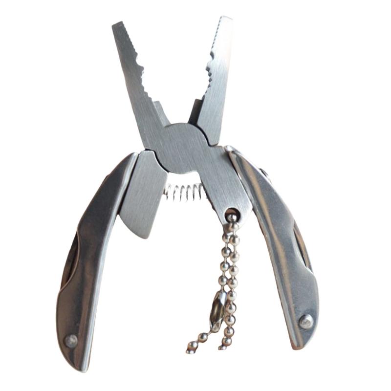 

Multifunctional Folding Pliers Portable Multifunctional Turtles Back Pliers Pocket MultiTool With Sheath for Camping 1