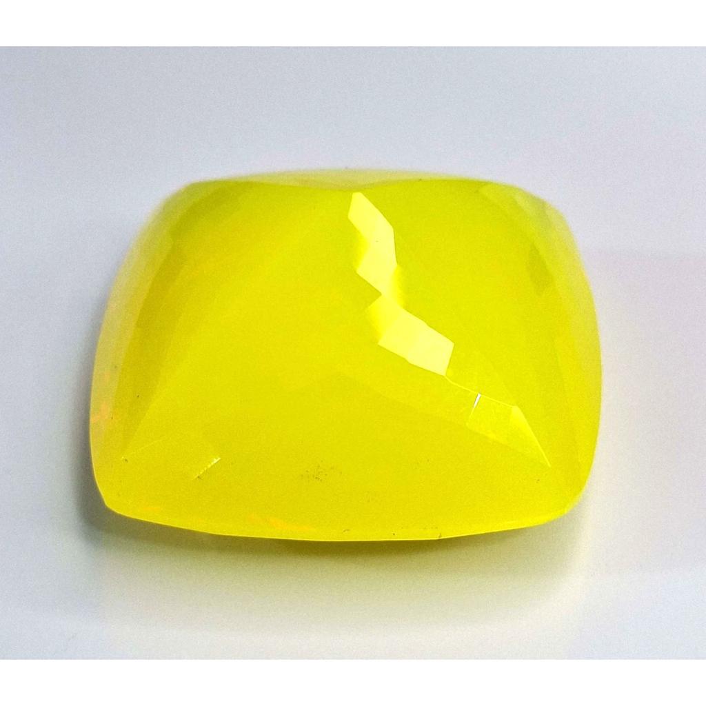 Fabulous Neon Yellow Opal Natural Cushion Cut 114-116 Ct Certified Gemstone