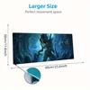 Alien Large Size Mouse Pad Large Gaming Table Cushion Nonslip Laptop Tablet Big Mousepad Xxl Mat Mini Pc Playmat With Lock Edge