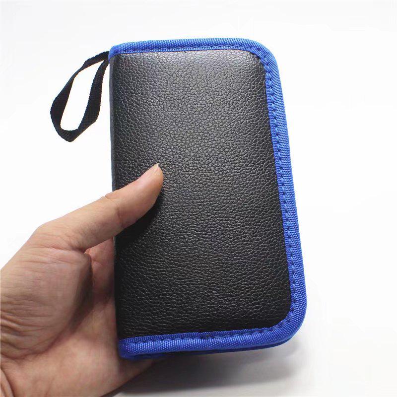 Tweezers Set with Canvas & Leather Bags - Portable Multi-use Tools for Gardening, Aquarium, Clamping & More