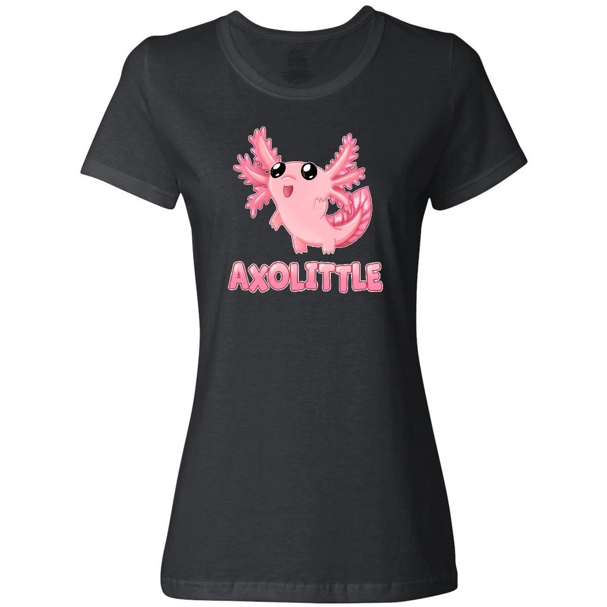 

Inktastic Axolittle- Cute Baby Axolotl kids boys T-Shirt Animals Funny Salamander 100