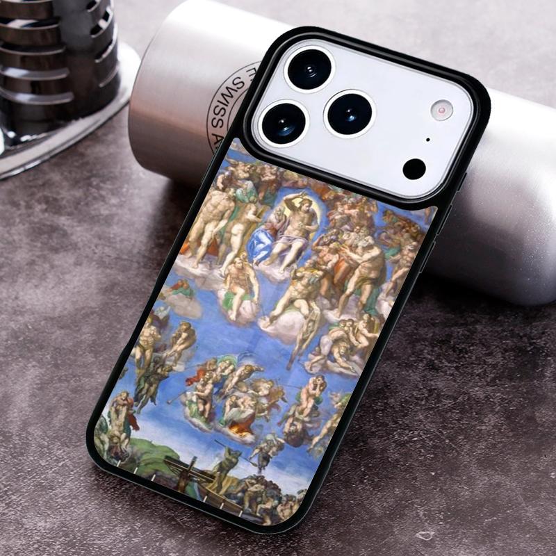 Renaissance art Painting soft Phone Case for iPhone 17 16 15 Pro Max Air 14 13 12 11 Plus Shockproof Capa Cover