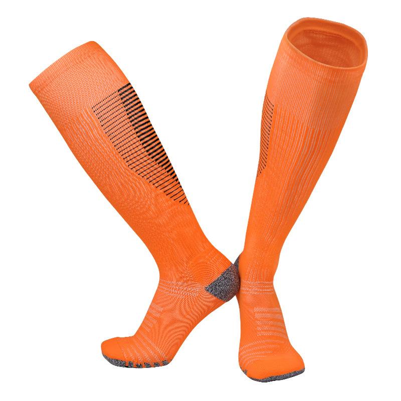 

Men S Professional Football Socks, Stockings, Men S And Women S Casual High Tube Over Knee Towel Bottom Non-Slip Sports Socks One size fits all for adults помаранчевий