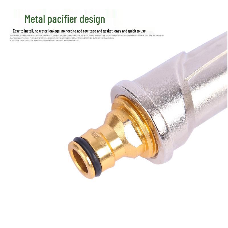 High-Pressure Garden Hose Nozzle with Metal Long Rod