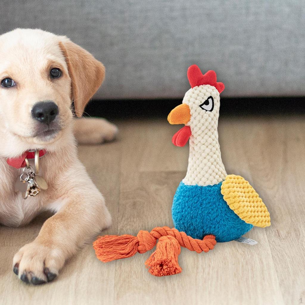 Squeaky Chewable Dog Toy, Sturdy And Bite-resistant, Interactive Fun, for . Chicken.