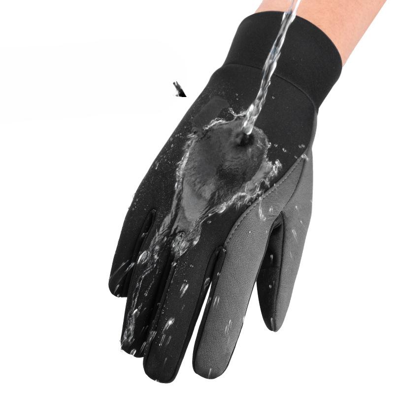 Winter Cycling Warm Gloves Touch Screen Windproof Waterproof Men and Women Outdoor Photography Running Driving Fishing Gloves