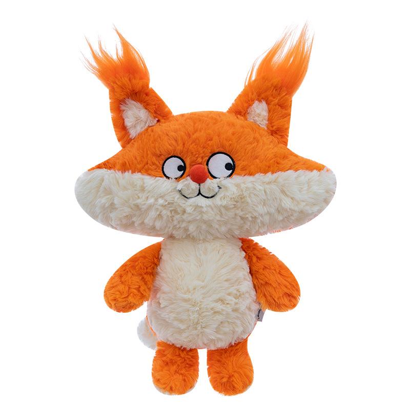 New Cute Cute Little Fox Plush Toy Quirky Cat Doll Rag Doll Gift for Girls