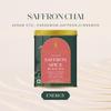 Luxmi Estates Zafferano Chai Tè Nero Assam CTC Premium Miscela Indiana Signature Tè Masala Forte 100 g Infuso Speziato
