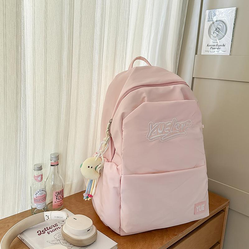 Junior High School Students' Schoolbags Female New High School Students' Large Capacity Backpacks Male Campus American Trend Backpacks.
