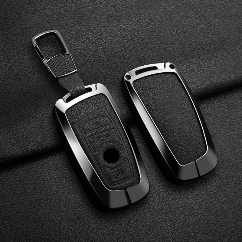 Moulures Intérieures Voiture Alliage de Zinc Couvercle Porte-Clés Pour BMW F30 F20 F10 F18 F22 F01 X3 X4 F06 F02 M3 M5 Protecteur Porte-Clés Auto