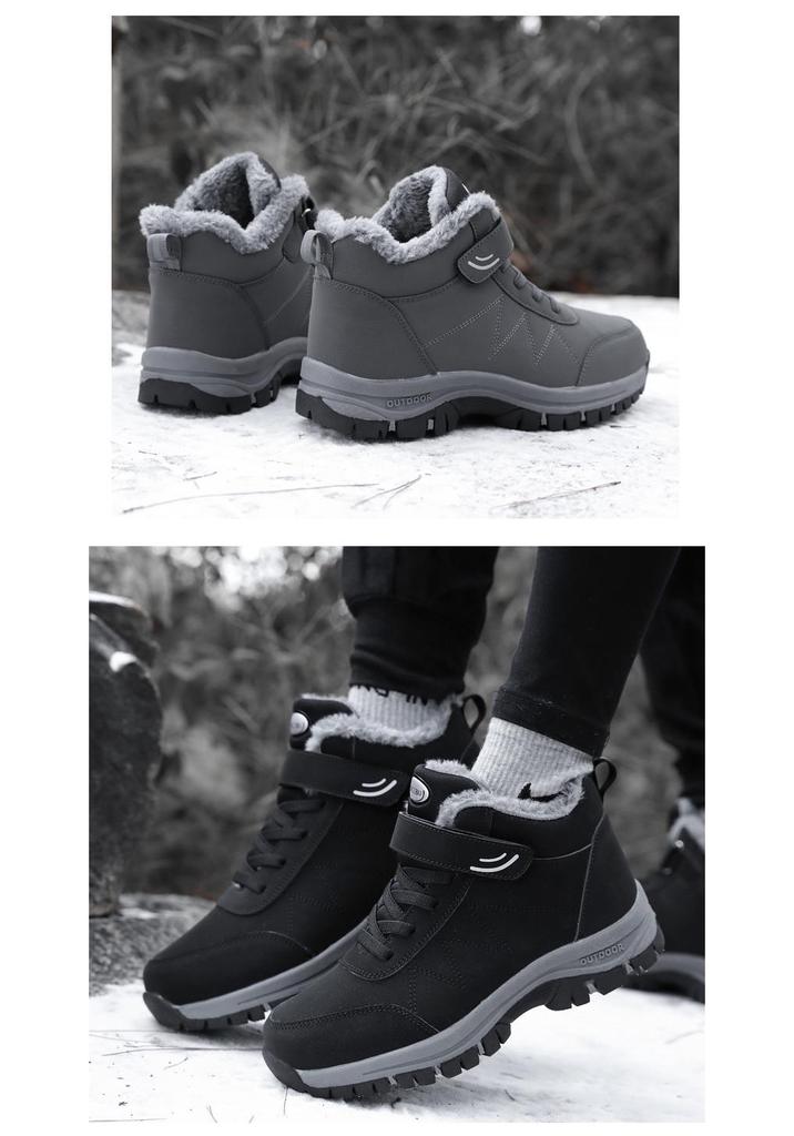 Women's High-Top Non-Slip Winter Walking Boots for Travel and Hiking