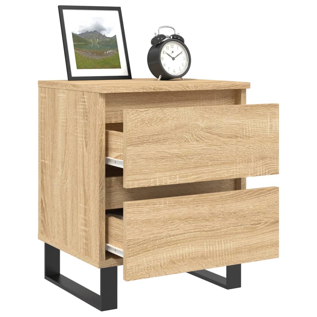 Nightstand Sonoma Oak 40x35x50 Cm Particleboard