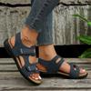 Bequeme Damen Sandalen 2024 Bequeme Lässige Plateau Schuhe für Damen Sommer Strand Römisch Weiblich Leicht Mode Sandalen